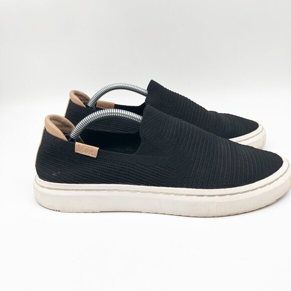 UGG Alameda Sammy Black Stretch Knit Slip On Sneakers Womens 7 - Picture 3 of 10